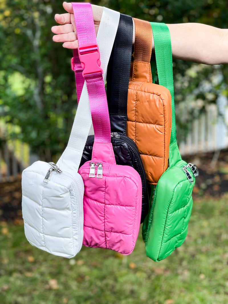 Puffer Belt Bag Lightweight Adjustable Strap The Drew Babs+Birdie