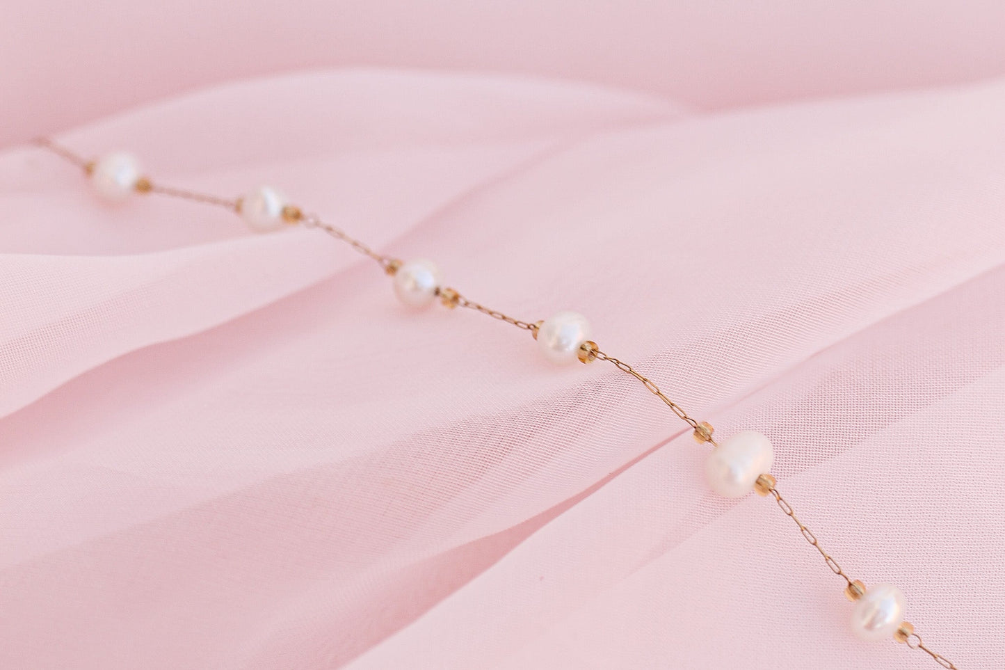 Aphrodite Anklet in Freshwater Pearl