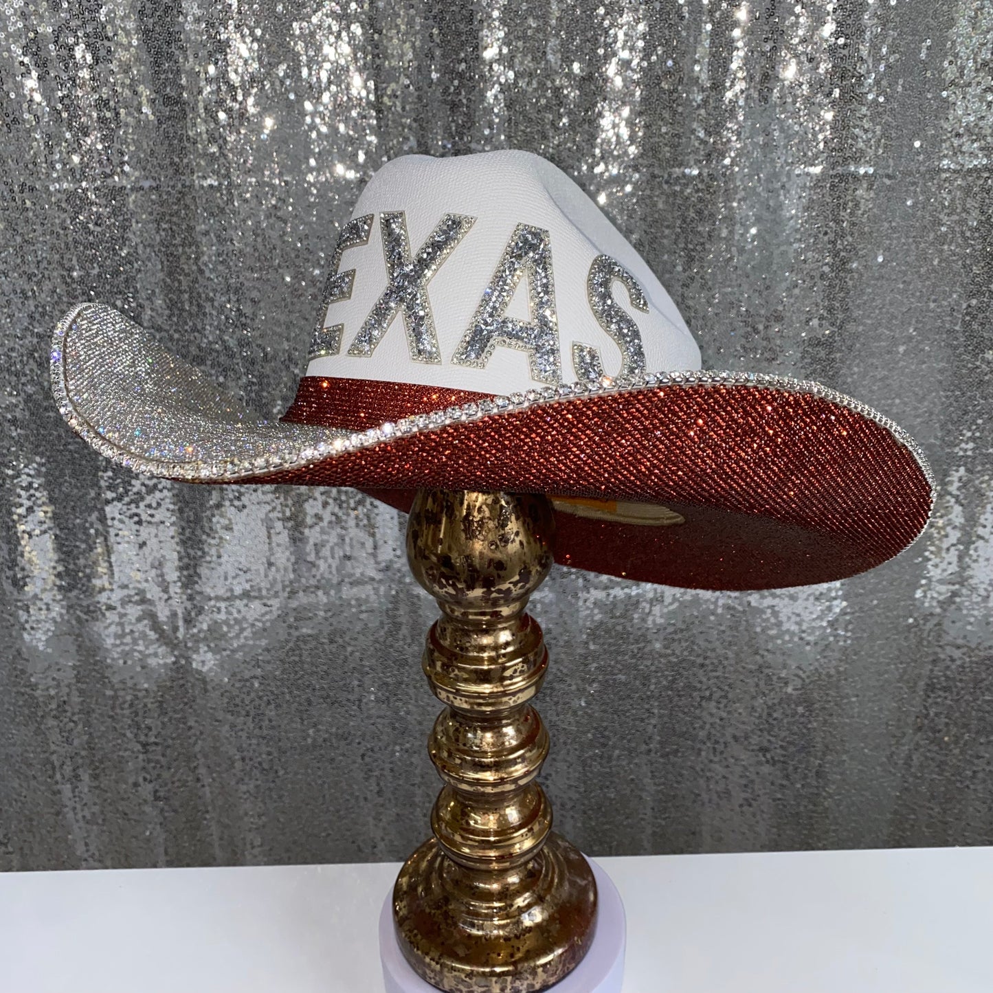Texas Longhorns Burnt Orange Rhinestone Hat
