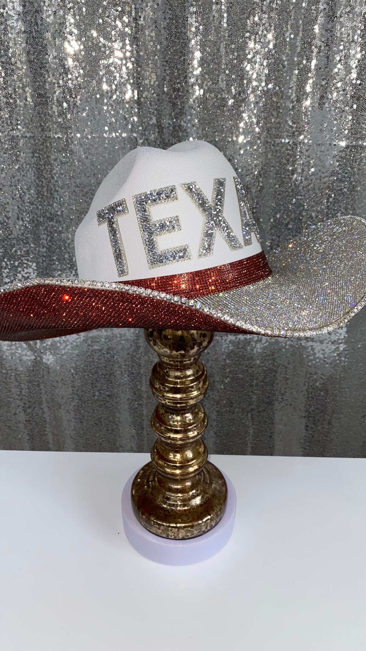 Texas Longhorns Burnt Orange Rhinestone Hat