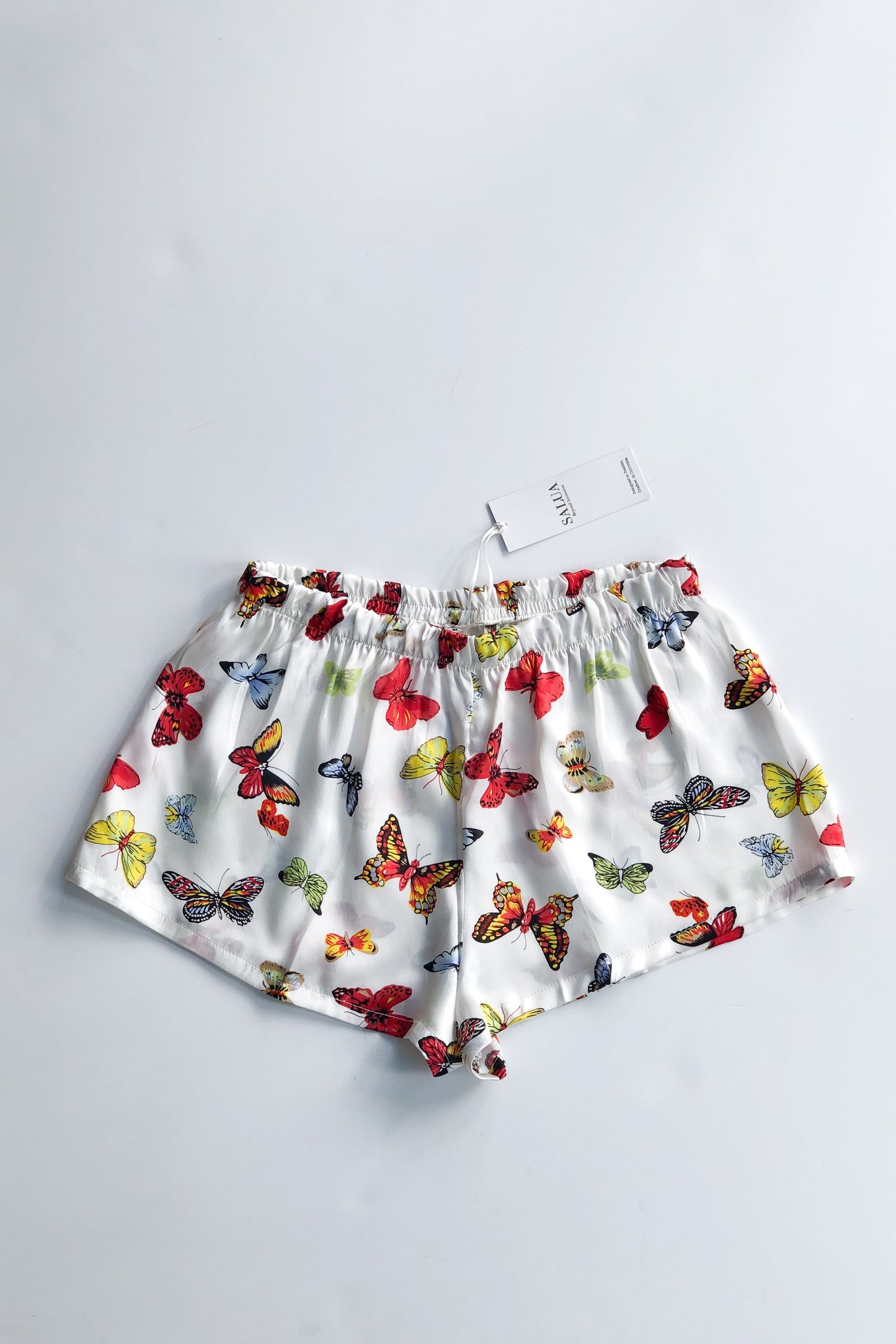 Butterflies Silk Narrow Fit Shorts