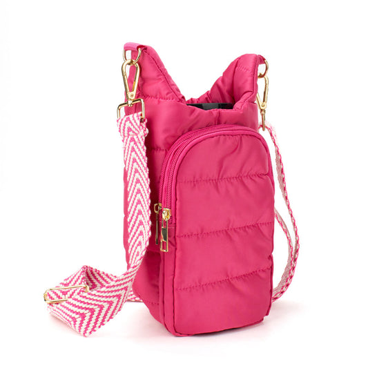 Water Tumbler Carrier Adjustable Strap Crossbody The Capri