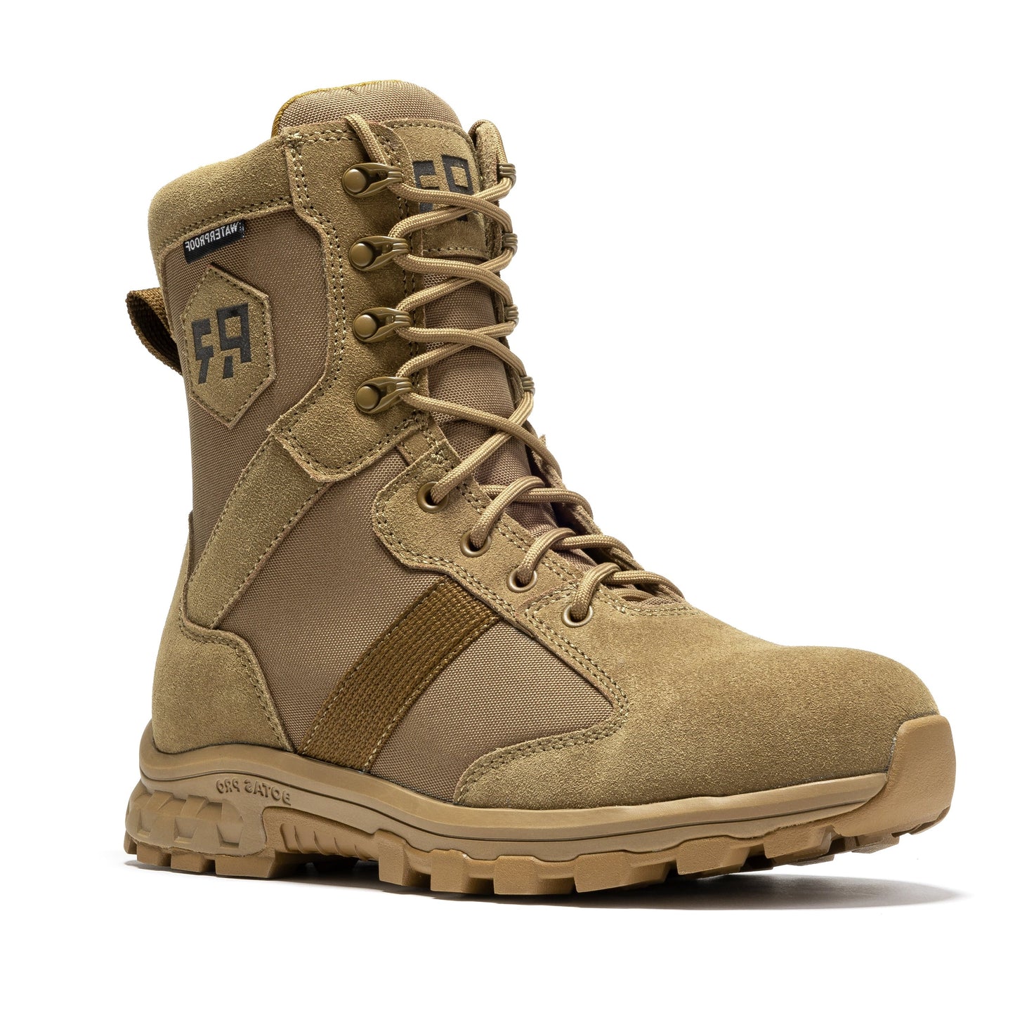 Suede Leather Waterproof Tactical 8 inch Military Boots ROCKROOSTER