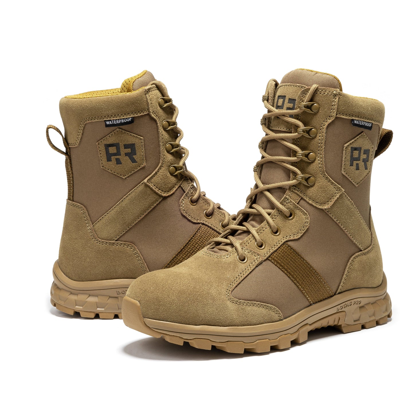 Suede Leather Waterproof Tactical 8 inch Military Boots ROCKROOSTER