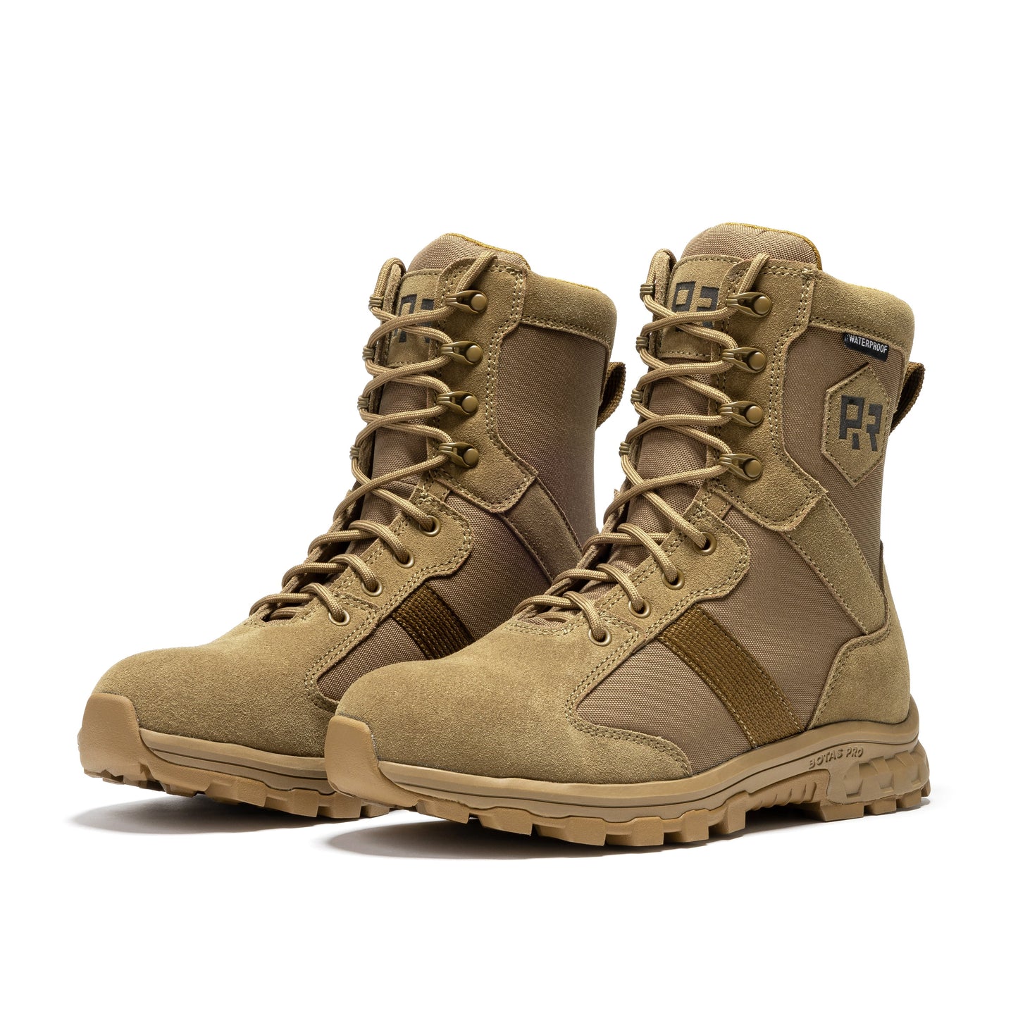 Suede Leather Waterproof Tactical 8 inch Military Boots ROCKROOSTER