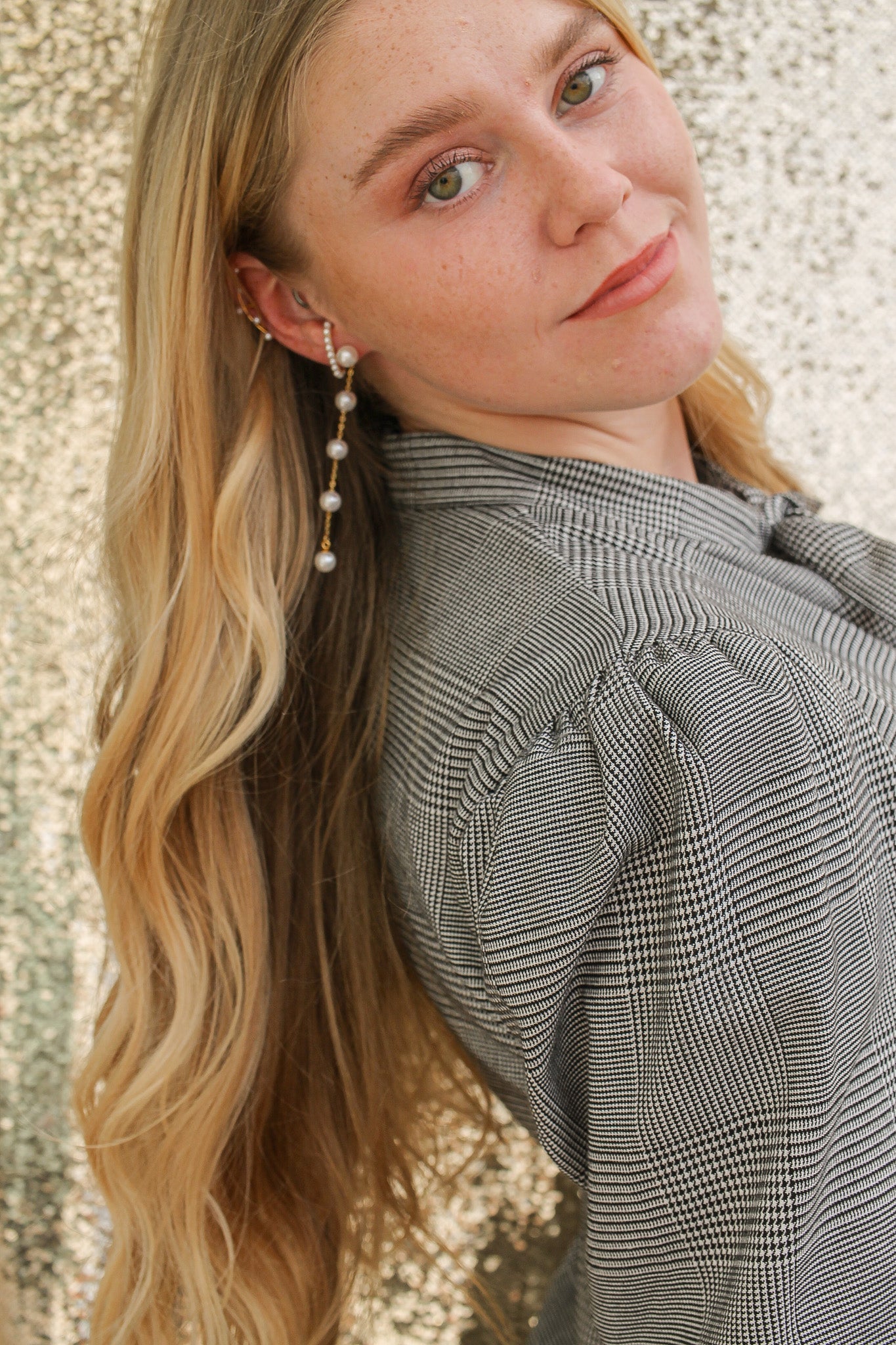 Emory Pearl Lightweight Convertible Dangle Earring Rose & Clay