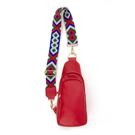 Arden Sling Bag with Guitar Strap Red Babs+Birdie