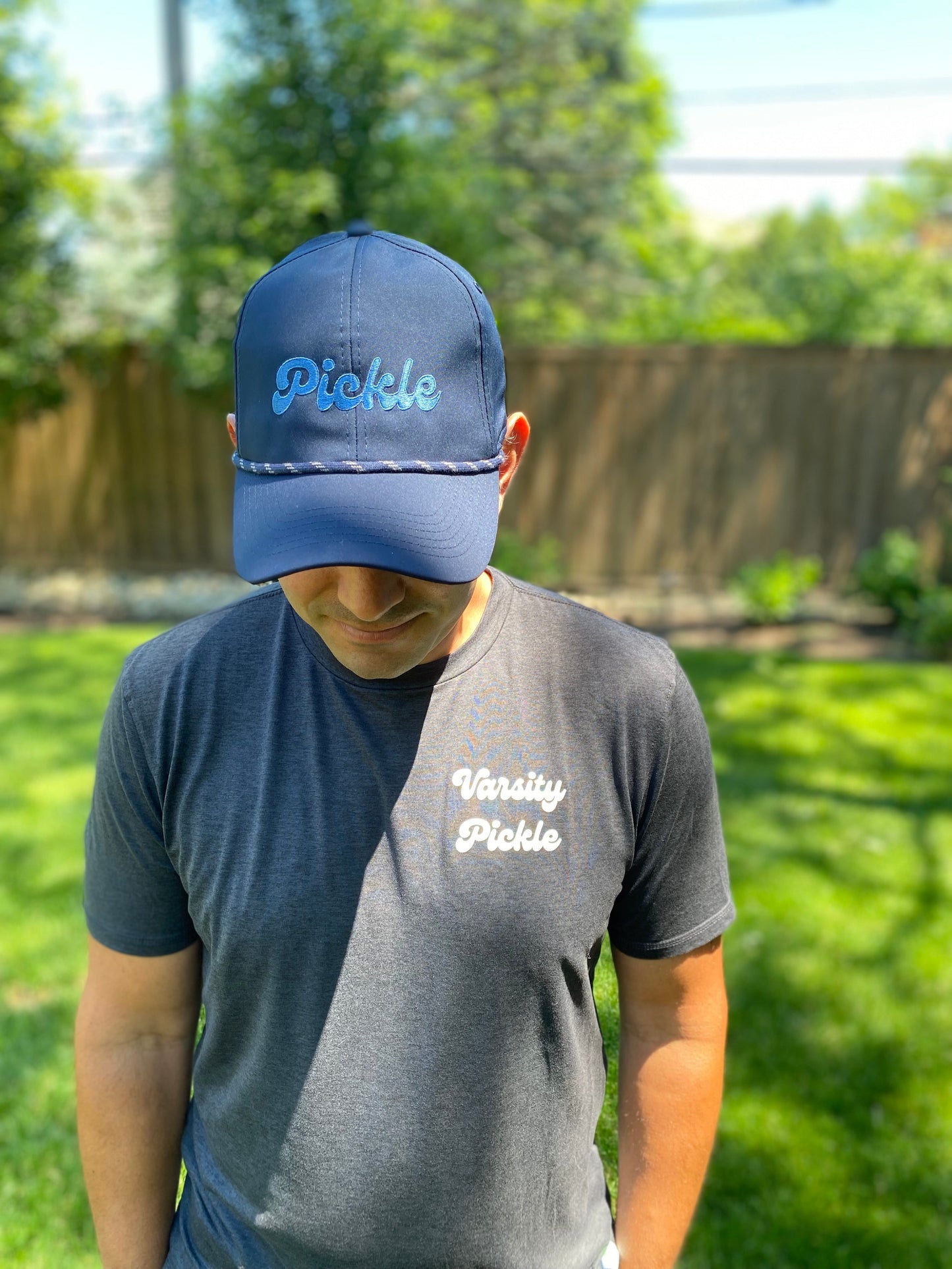 Blue Pickle Rope Hat Performance Navy Hat