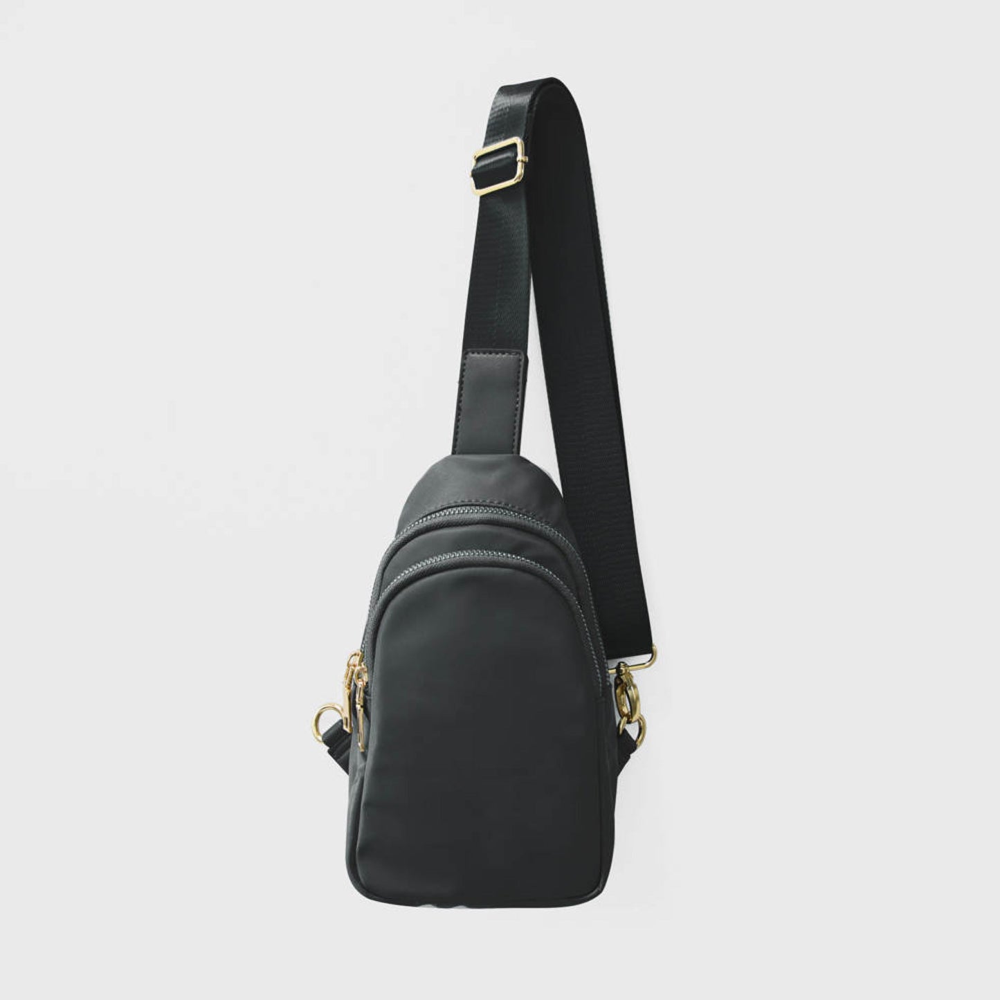 River Sling Bag with Solid Strap Black Babs+Birdie