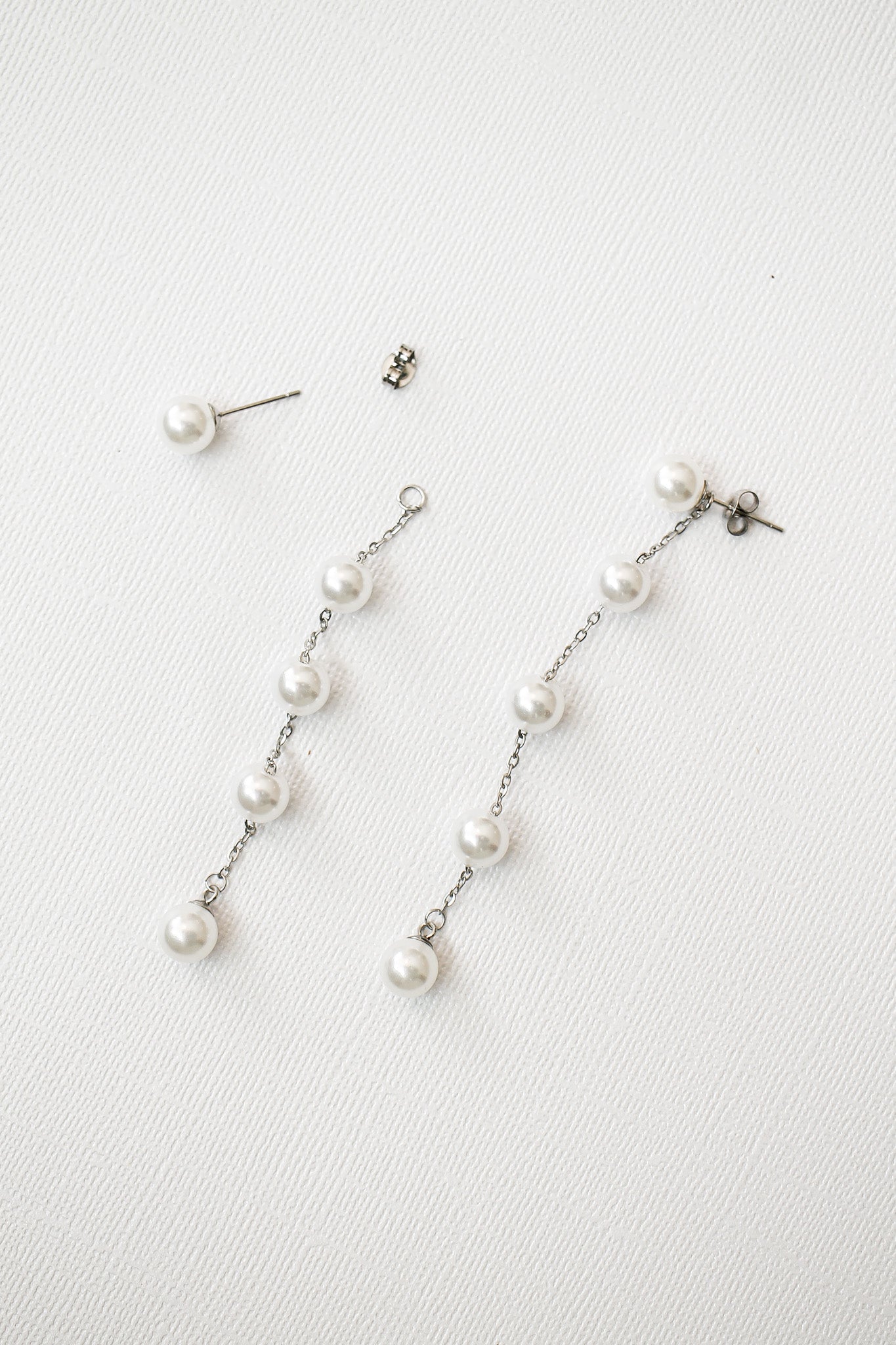 Emory Pearl Lightweight Convertible Dangle Earring Rose & Clay