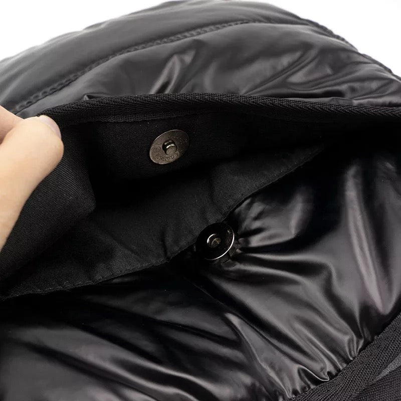 Carina Puffer Black Crossbody Bag Babs+Birdie