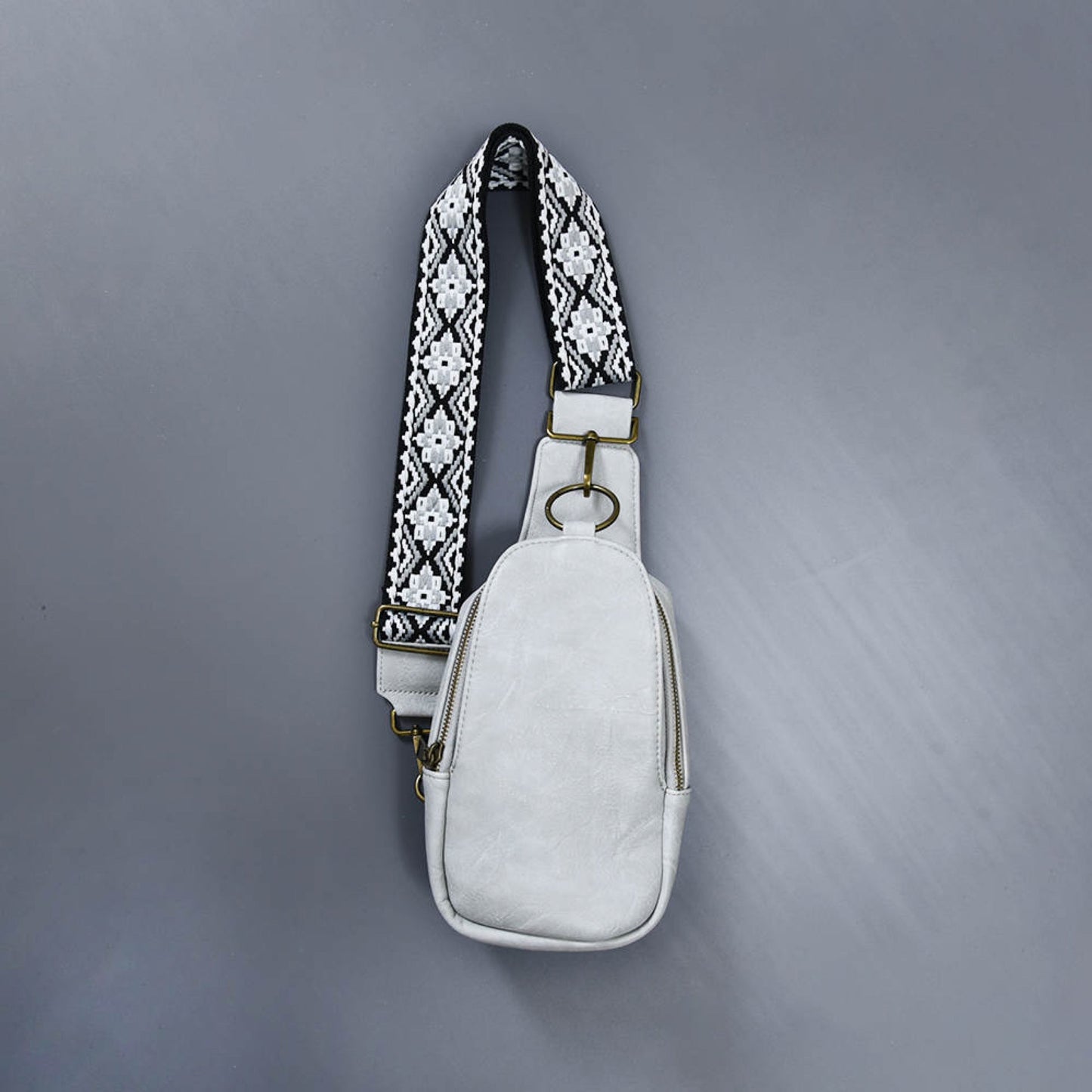 Isla Sling Bag Gray with Guitar Strap