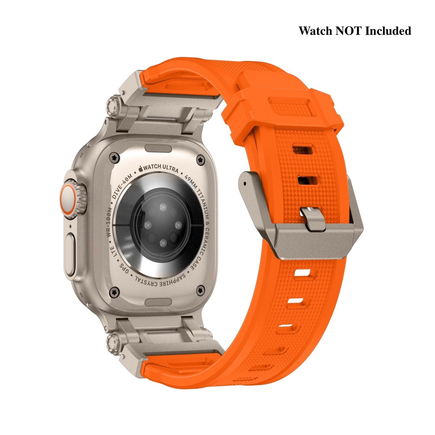Explorer Silicone Band Adjustable Pin Buckle Apple Watch Dewell X