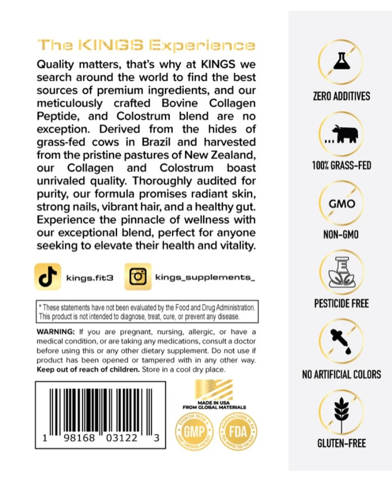 Collagen and Colostrum Anti Aging Recovery Blend