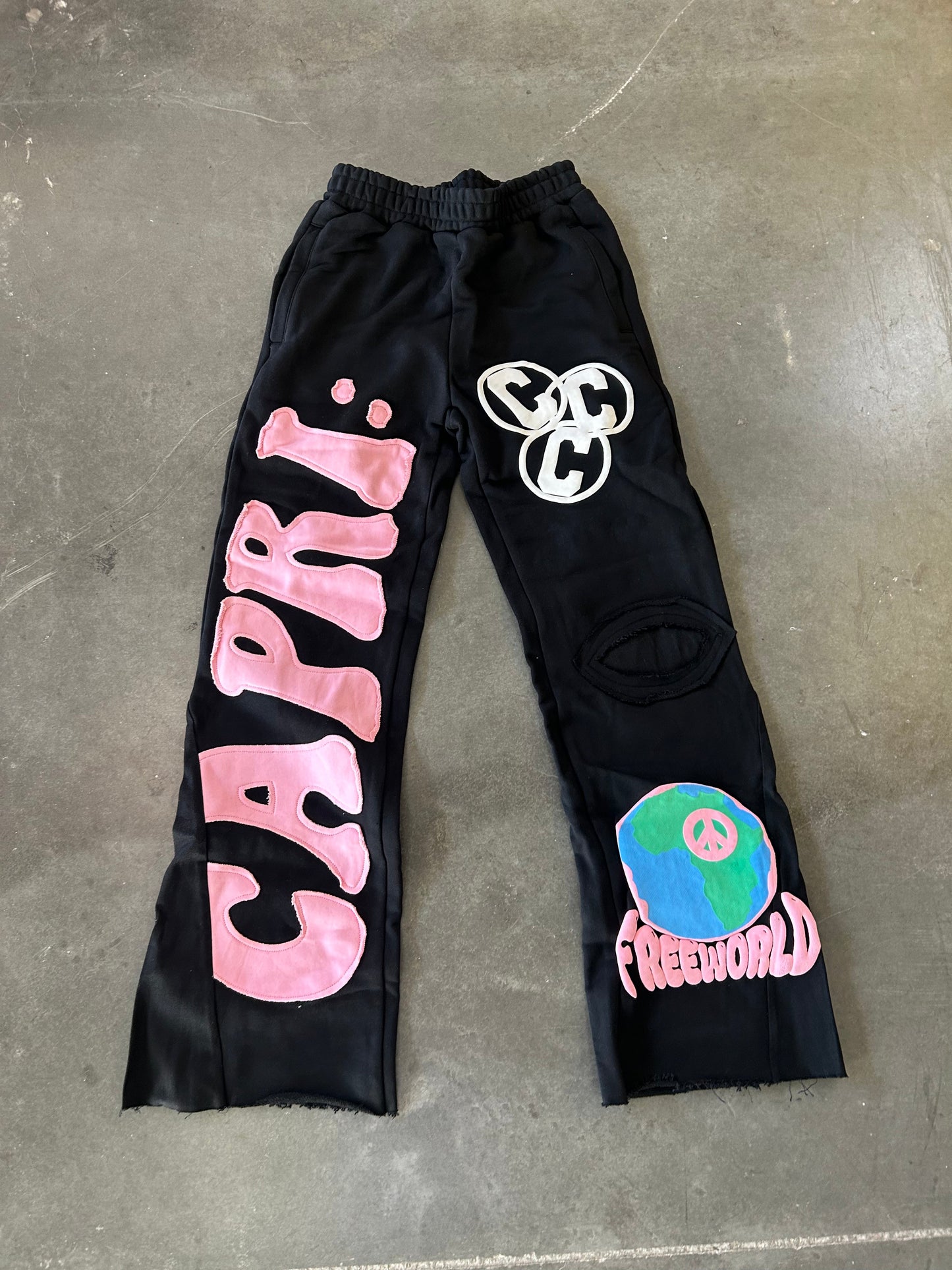 Denim Flared Heavy Weight Sweats ProjectCapri