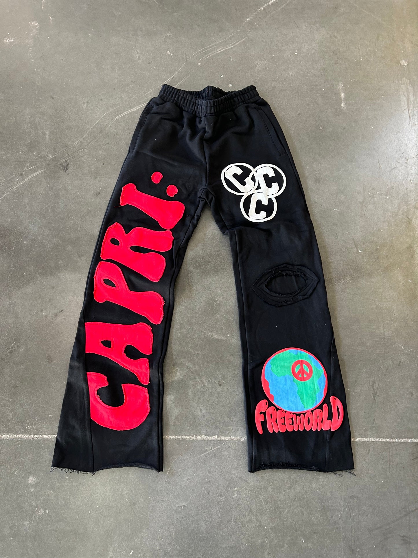 Denim Flared Heavy Weight Sweats ProjectCapri