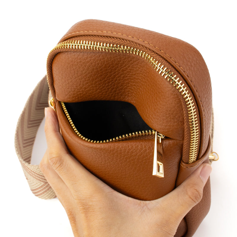 Sling Bag Chevron Strap The Harlow Babs+Birdie