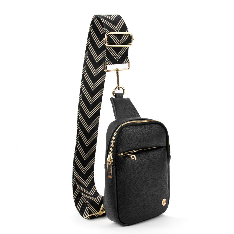 Sling Bag Chevron Strap The Harlow Babs+Birdie