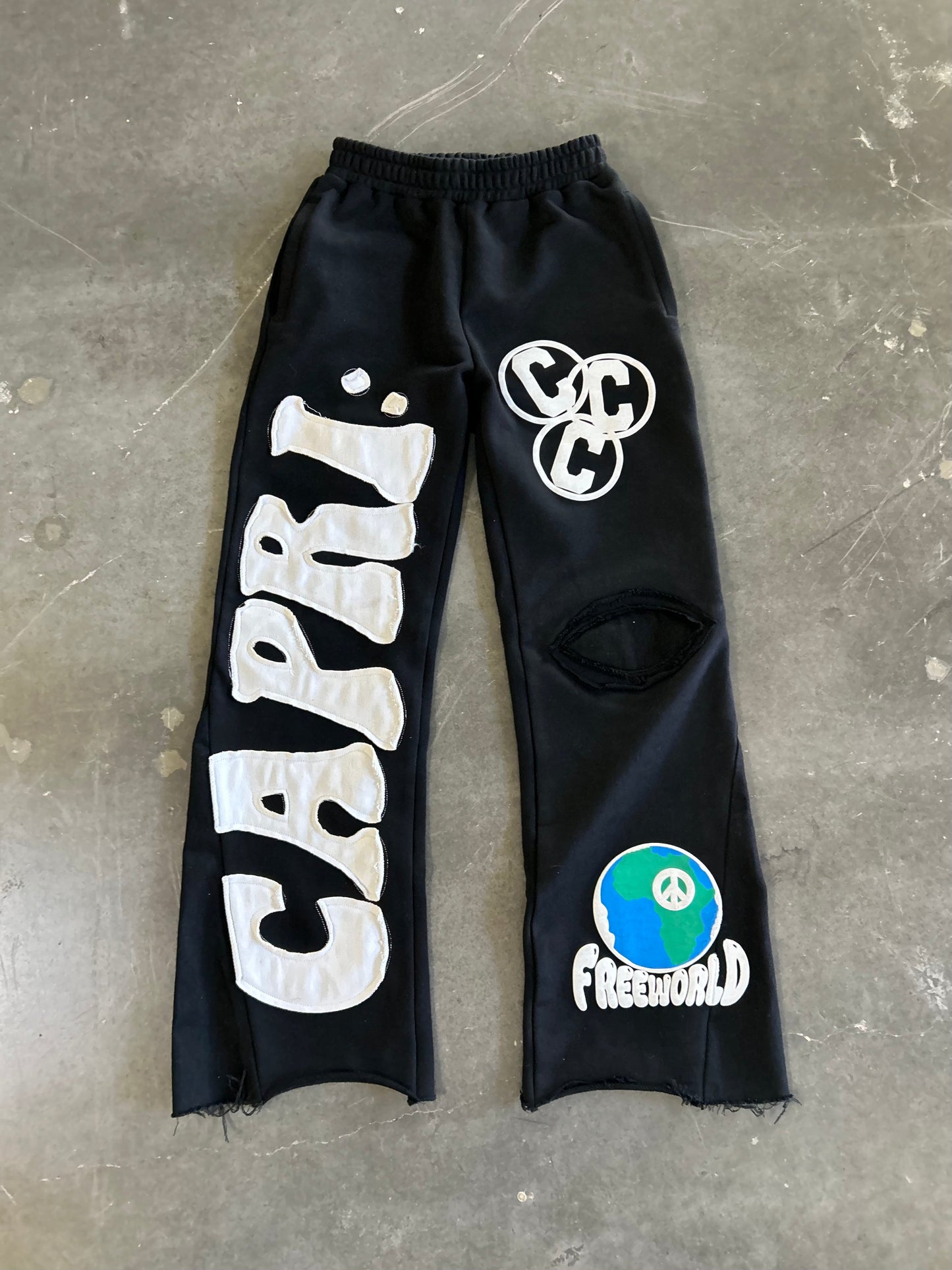 Denim Flared Heavy Weight Sweats ProjectCapri