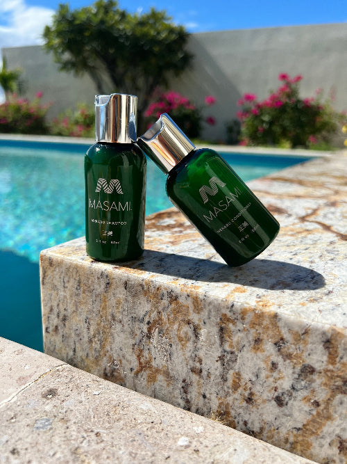 Mekabu Hydrating Travel Shampoo & Conditioner Travel Set MASAMI