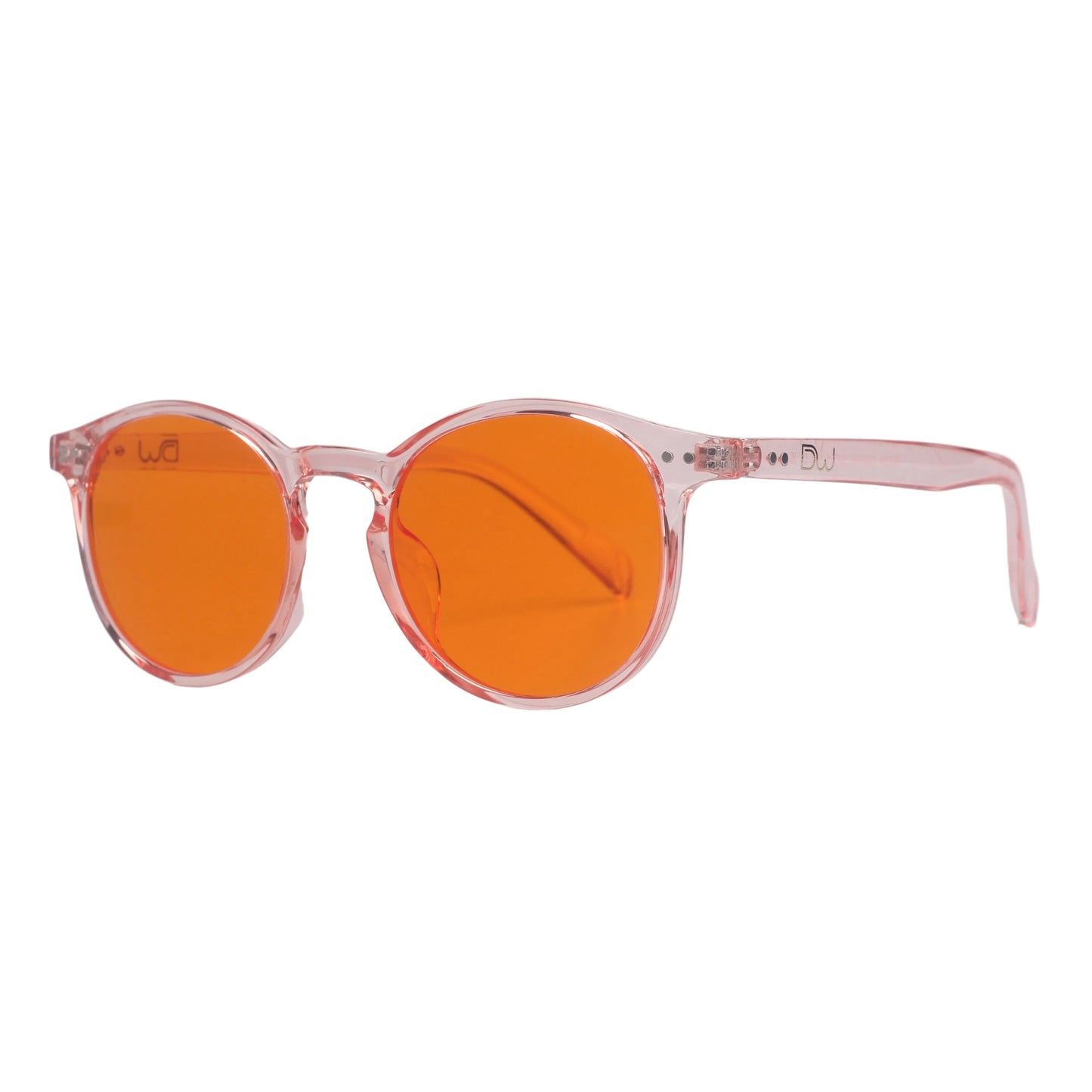 Rose Quartz Blue Light Blocking Glasses Daytime and Nighttime Protection DreamWalkerz Crystal Collection