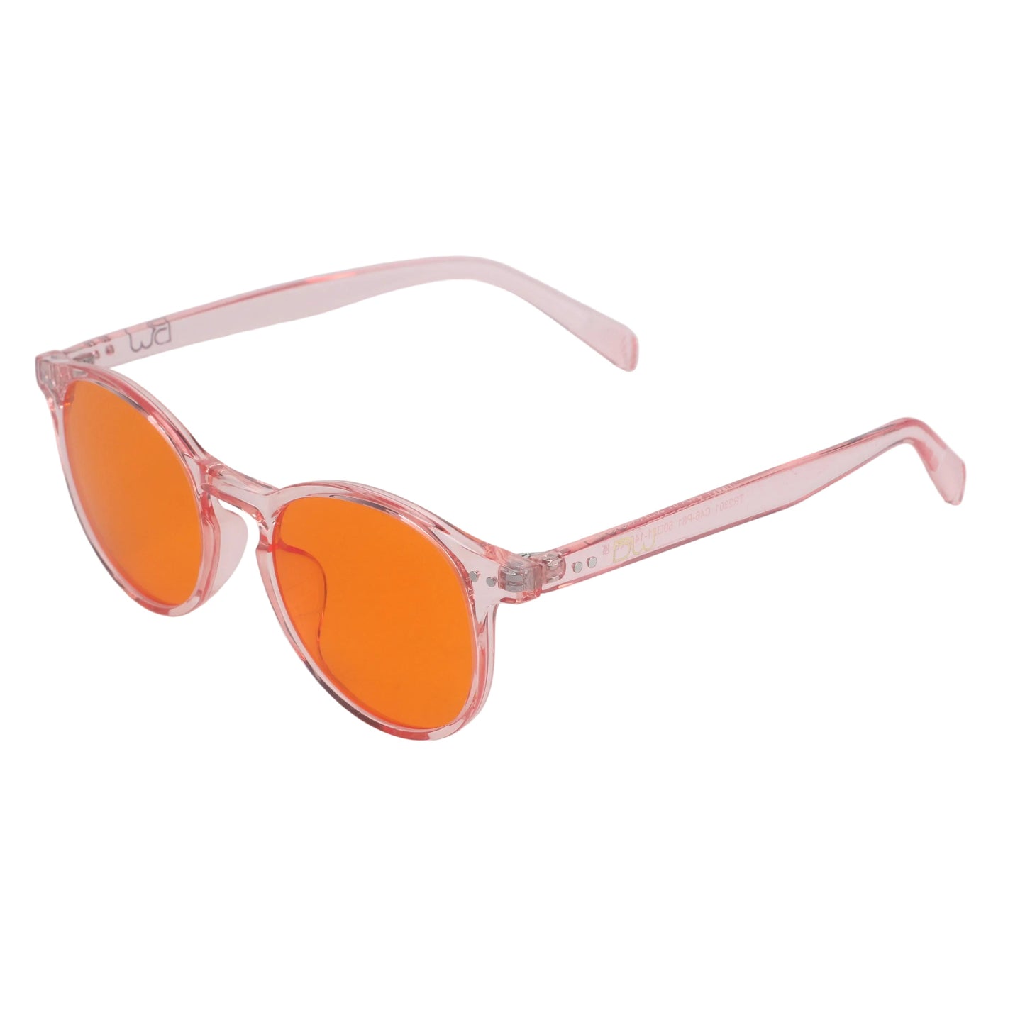Rose Quartz Blue Light Blocking Glasses Daytime and Nighttime Protection DreamWalkerz Crystal Collection