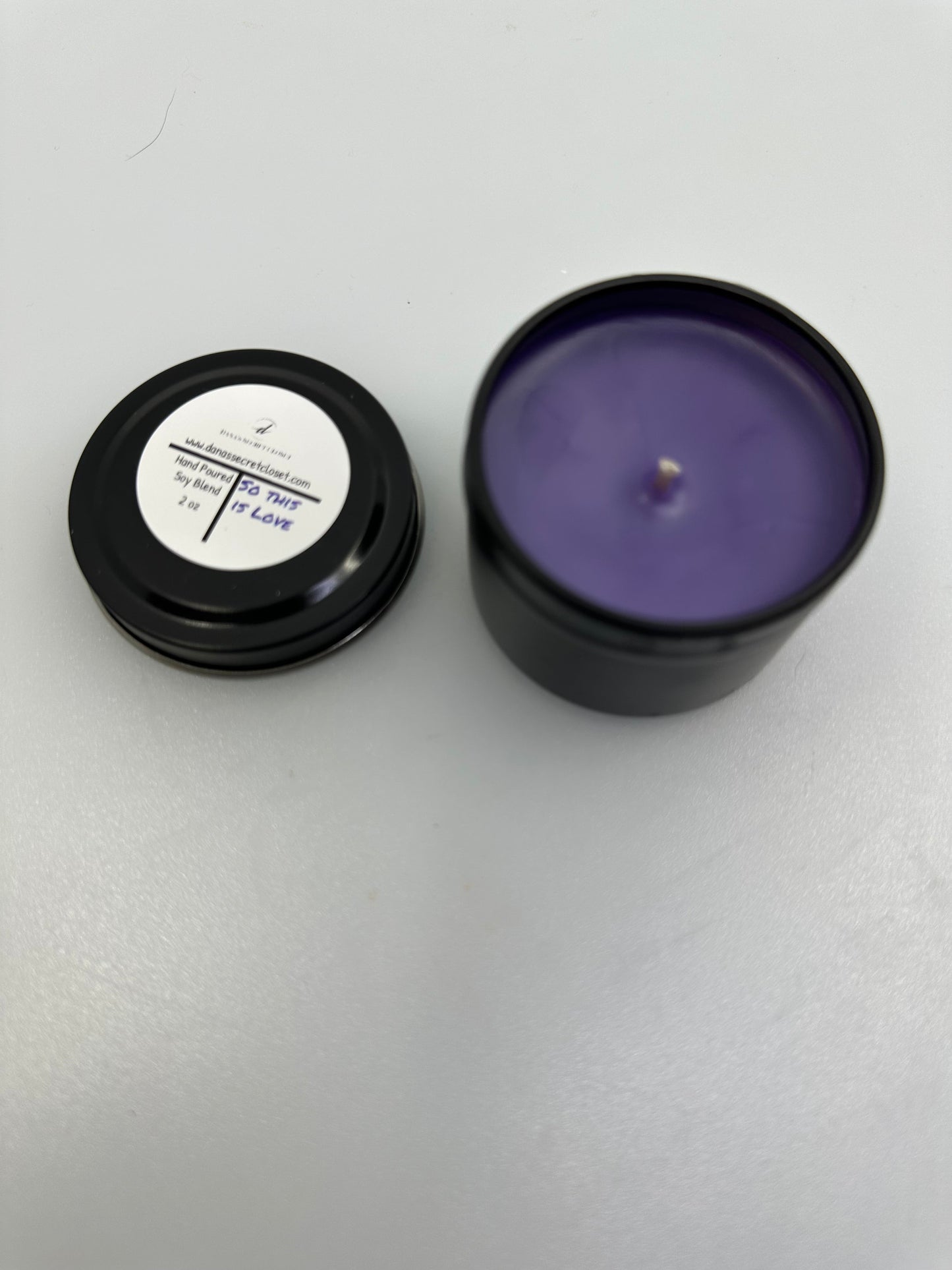 So This Is Love Mini Soy Paraffin Candle
