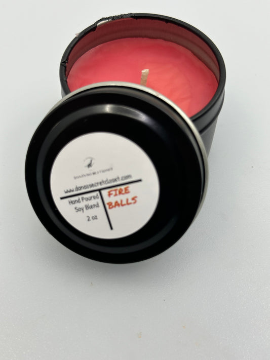 Cinnamon Mini Candle Fireballs 2oz