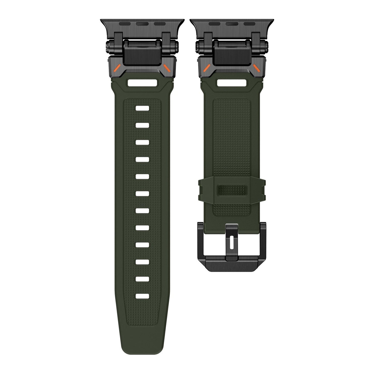 Explorer Silicone Band Adjustable Pin Buckle Apple Watch Dewell X