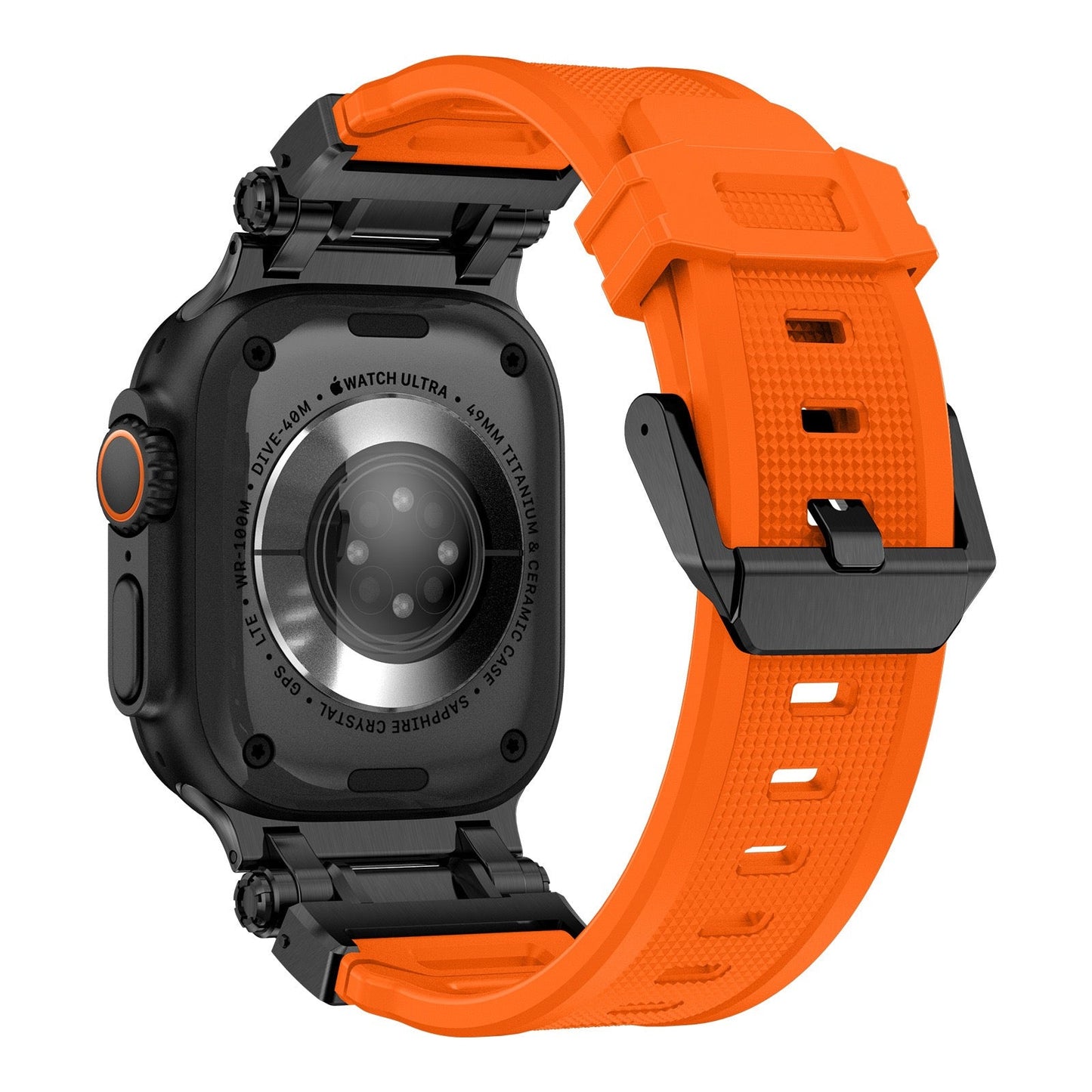 Explorer Silicone Band Adjustable Pin Buckle Apple Watch Dewell X