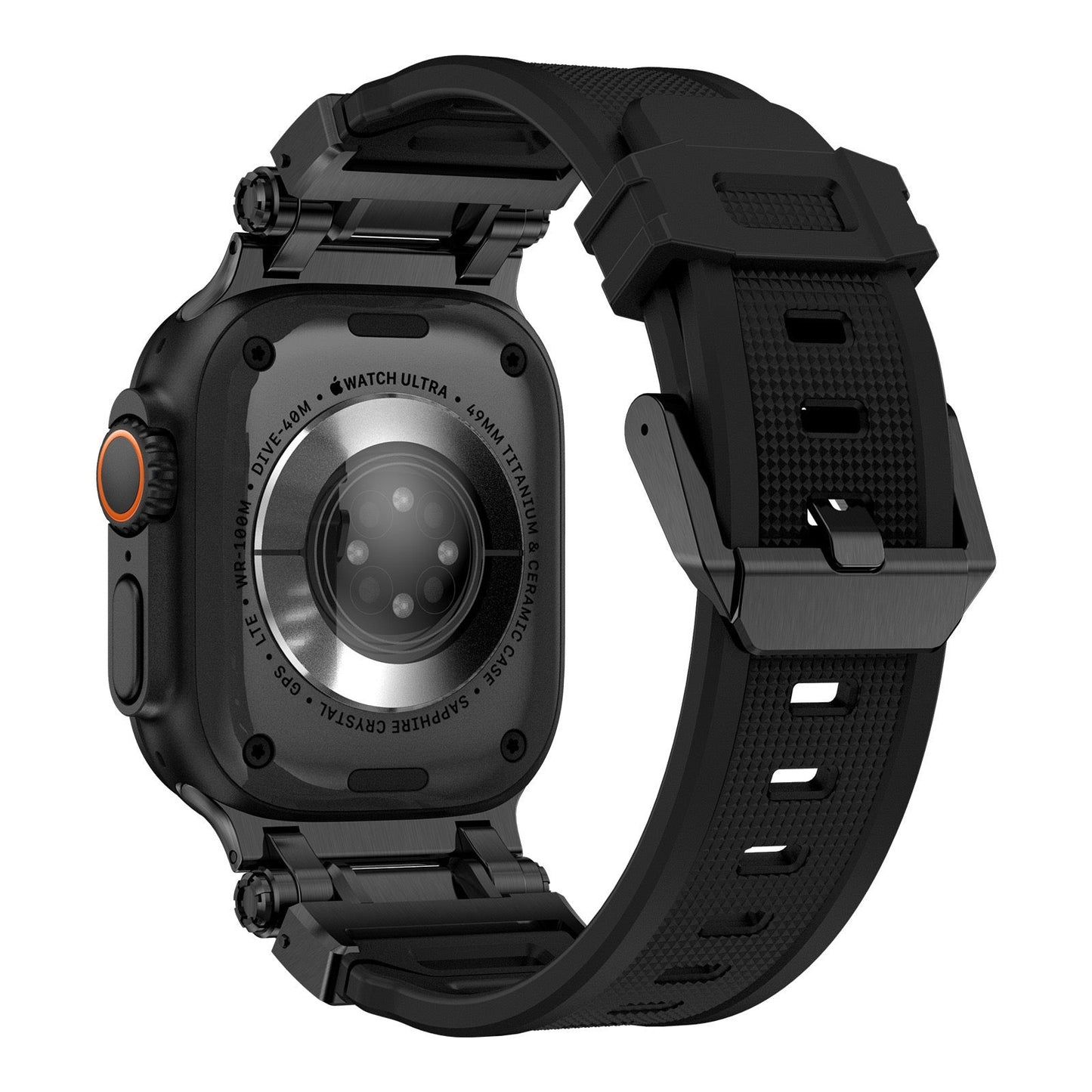Explorer Silicone Band Adjustable Pin Buckle Apple Watch Dewell X