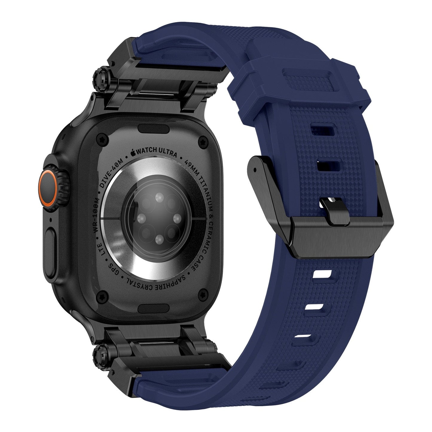 Explorer Silicone Band Adjustable Pin Buckle Apple Watch Dewell X