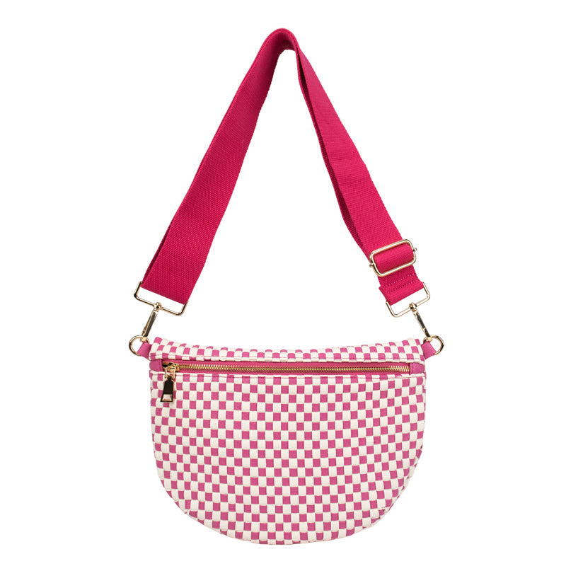 Woven Leather Adjustable Bum Bag The Fiona Babs+Birdie