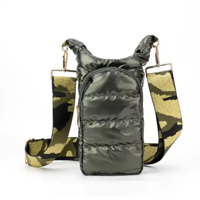 Water Tumbler Carrier Adjustable Strap Crossbody The Capri