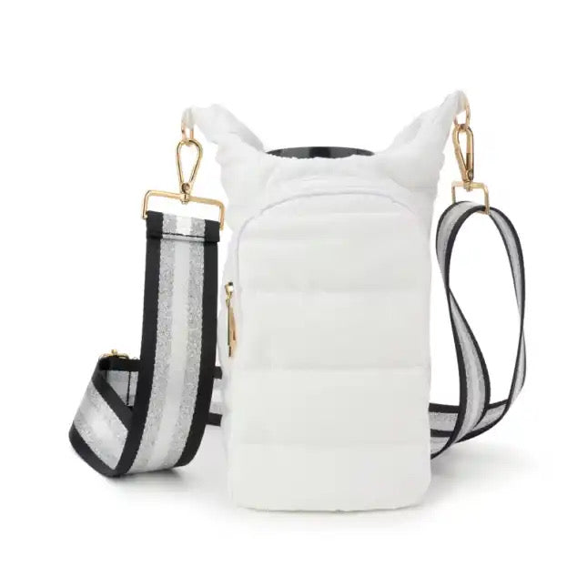 Water Tumbler Carrier Adjustable Strap Crossbody The Capri