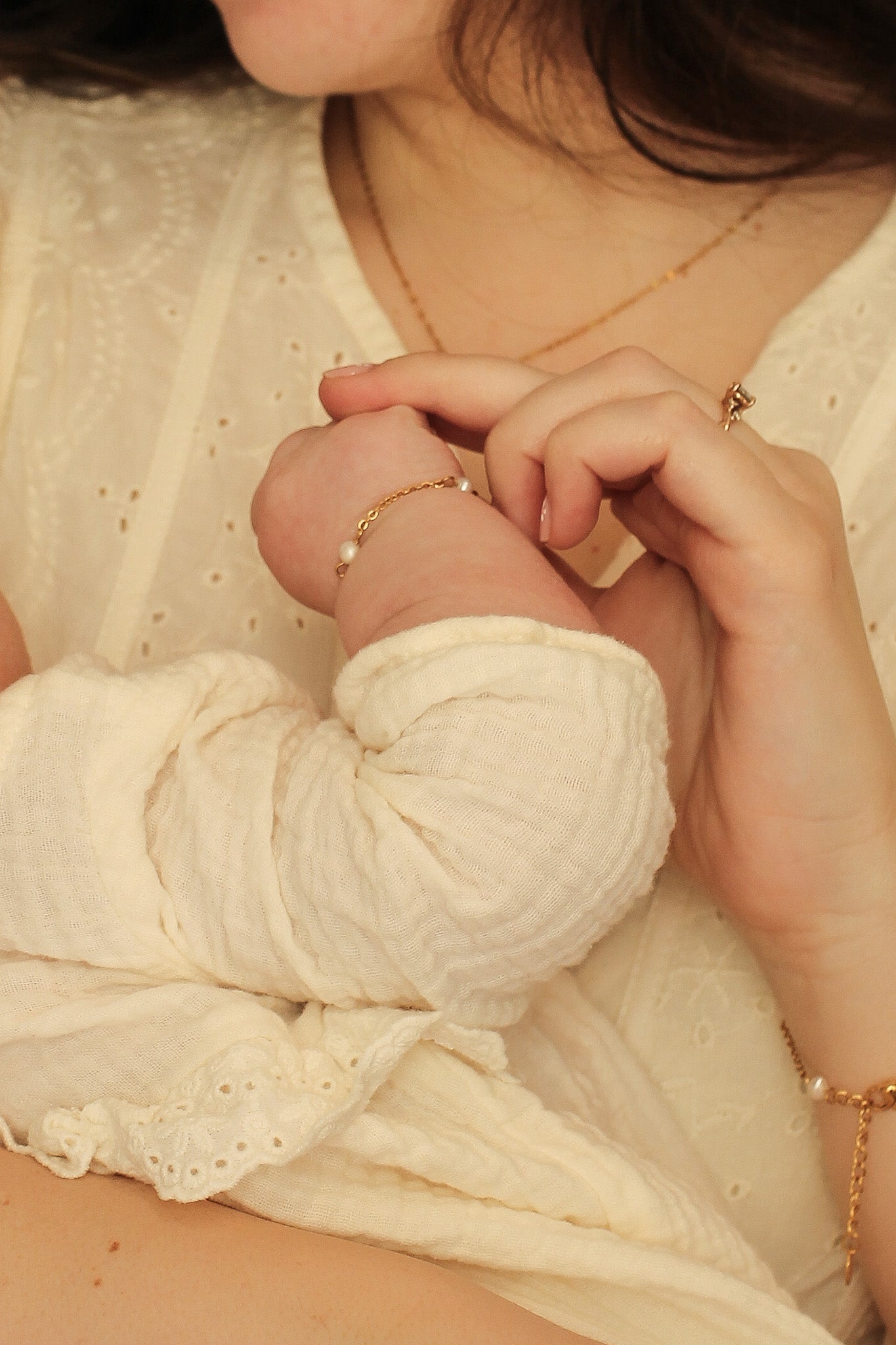 Freshwater Pearl Adjustable Baby & Child Bracelet Evelynn