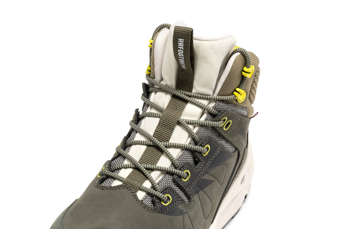 Farmington Green 6 Inch Waterproof Hiking Boots Vibram Outsole ROCKROOSTER