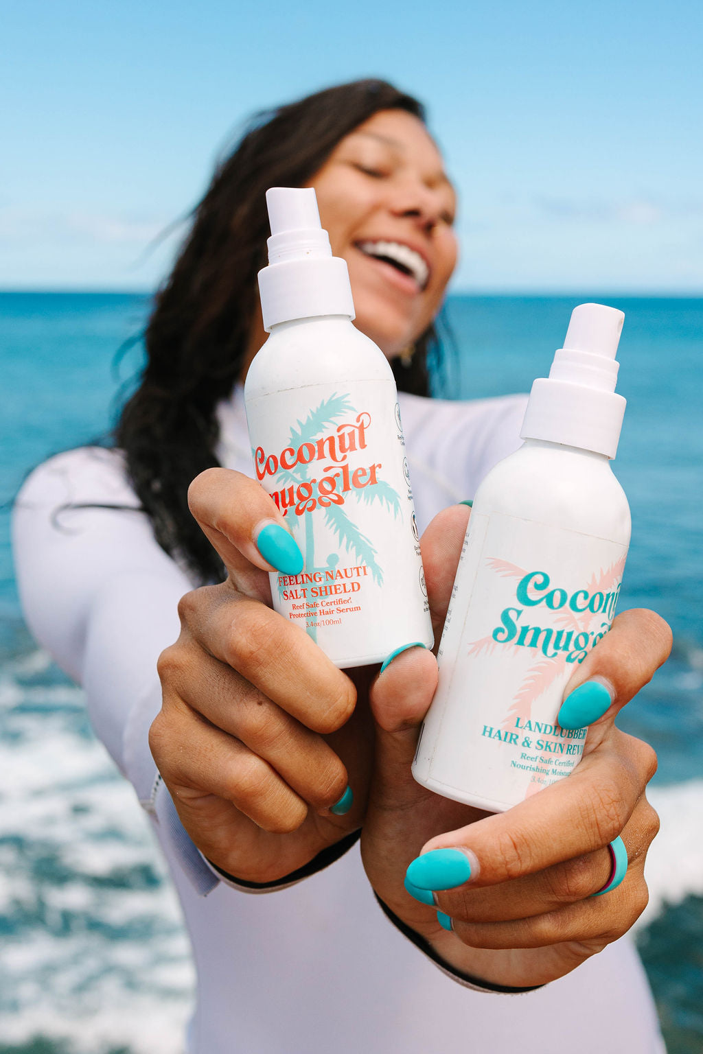 Pre-Ocean Protector and Post-Sun Reviver Hair and Skin Spray Duo