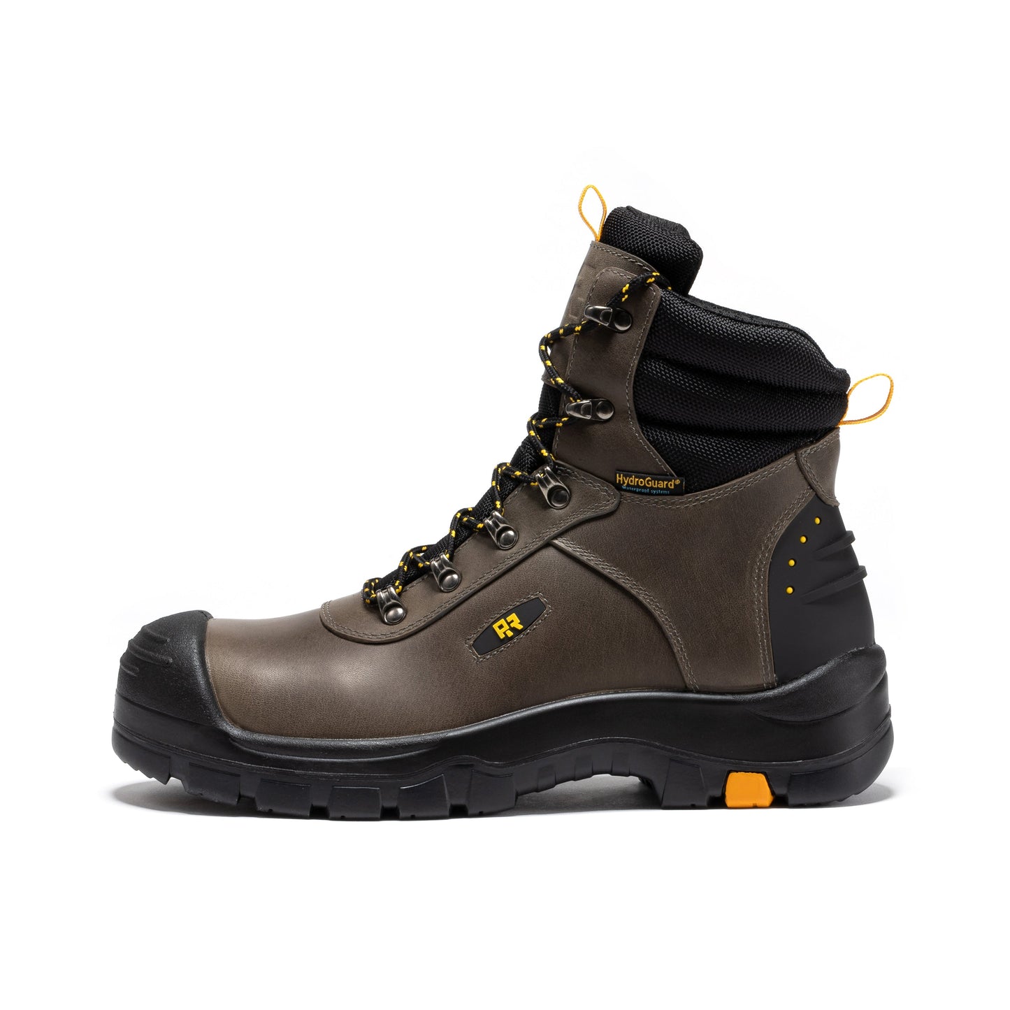 Waterproof Composite Toe Leather Work Boots 6 Inch Rust ROCKROOSTER
