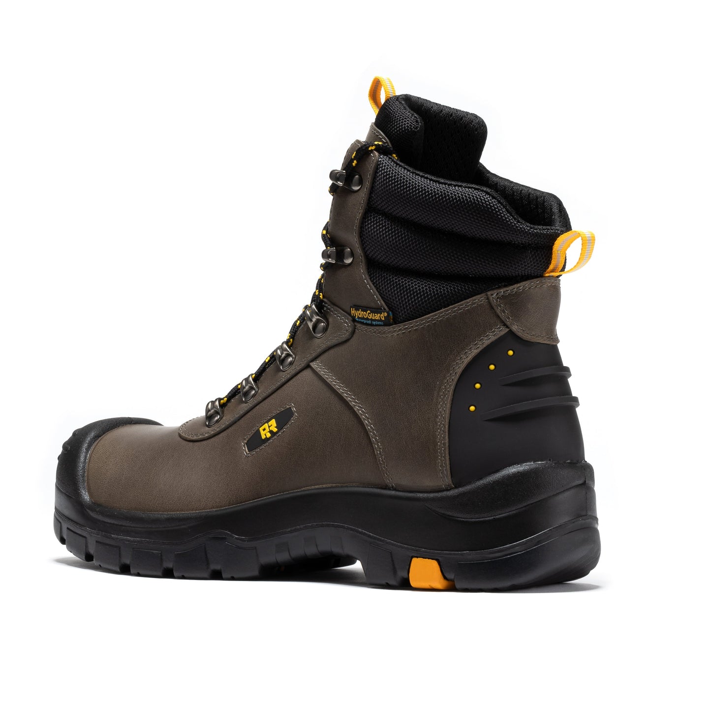 Waterproof Composite Toe Leather Work Boots 6 Inch Rust ROCKROOSTER