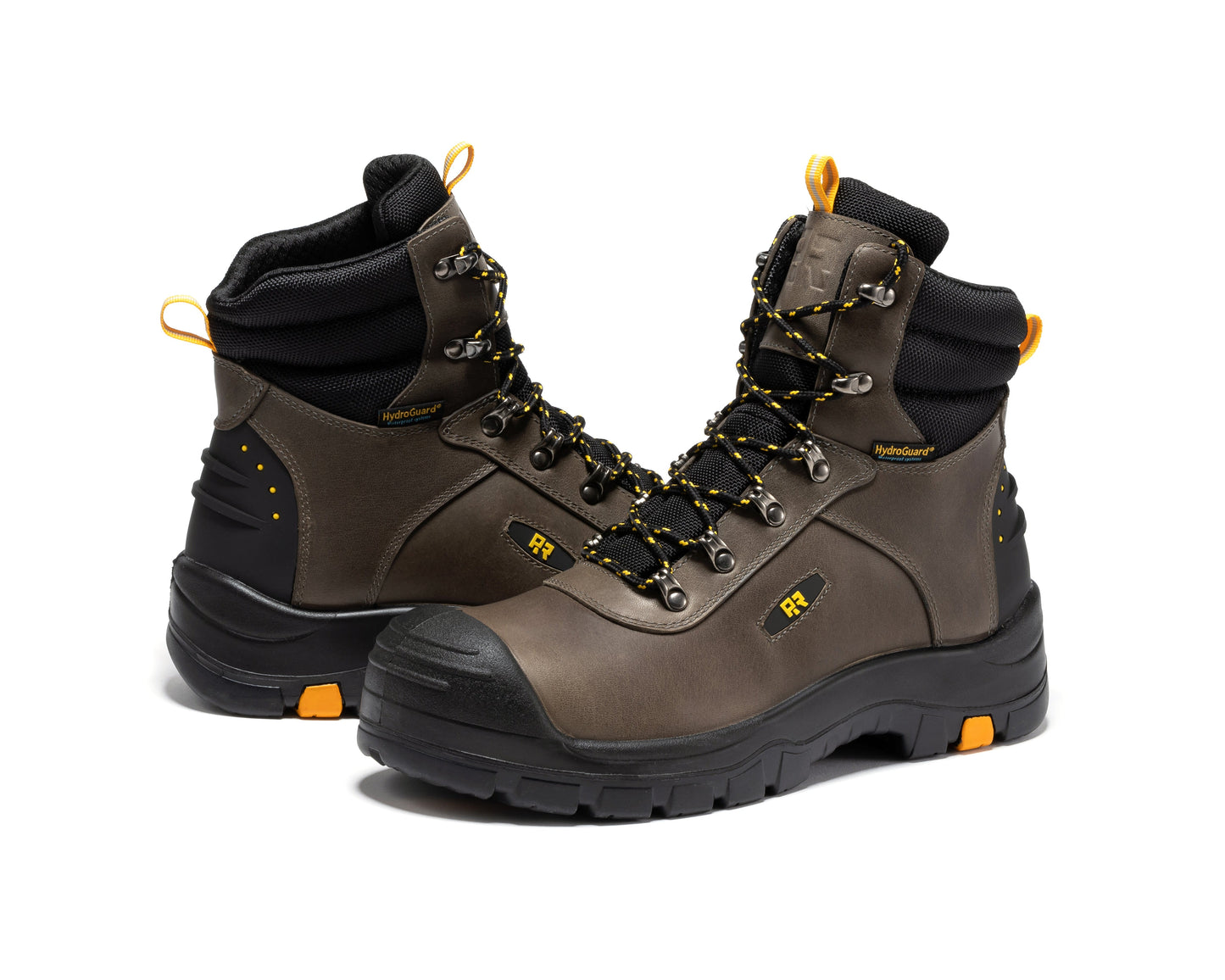 Waterproof Composite Toe Leather Work Boots 6 Inch Rust ROCKROOSTER