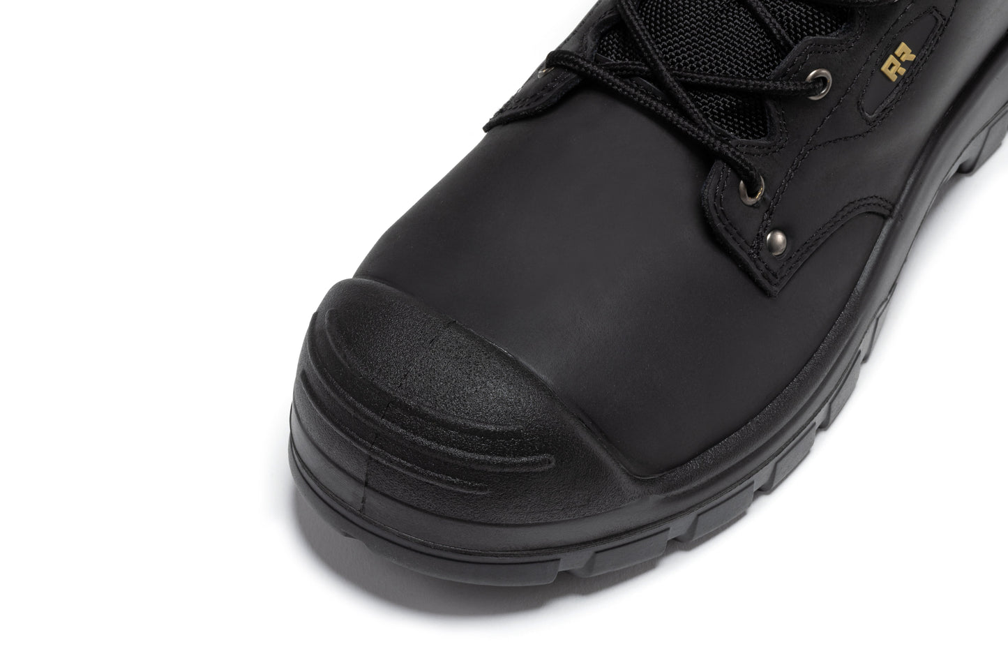 Woodland Black Waterproof Composite Toe 6 Inch Work Boots ROCKROOSTER