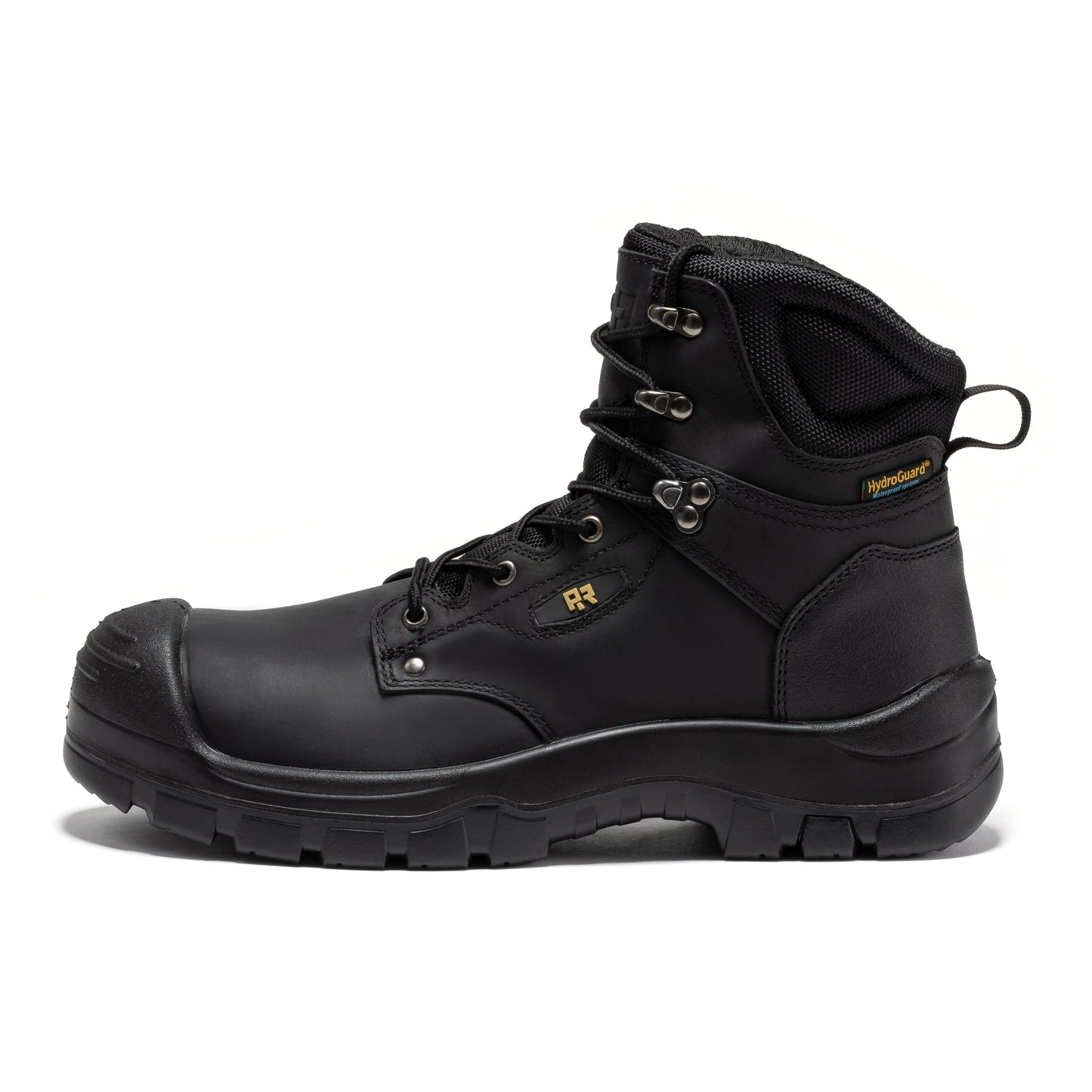 Woodland Black Waterproof Composite Toe 6 Inch Work Boots ROCKROOSTER