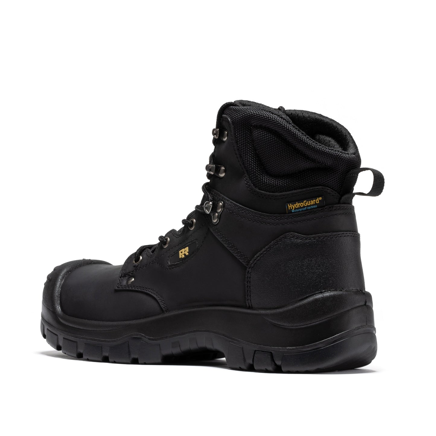 Woodland Black Waterproof Composite Toe 6 Inch Work Boots ROCKROOSTER