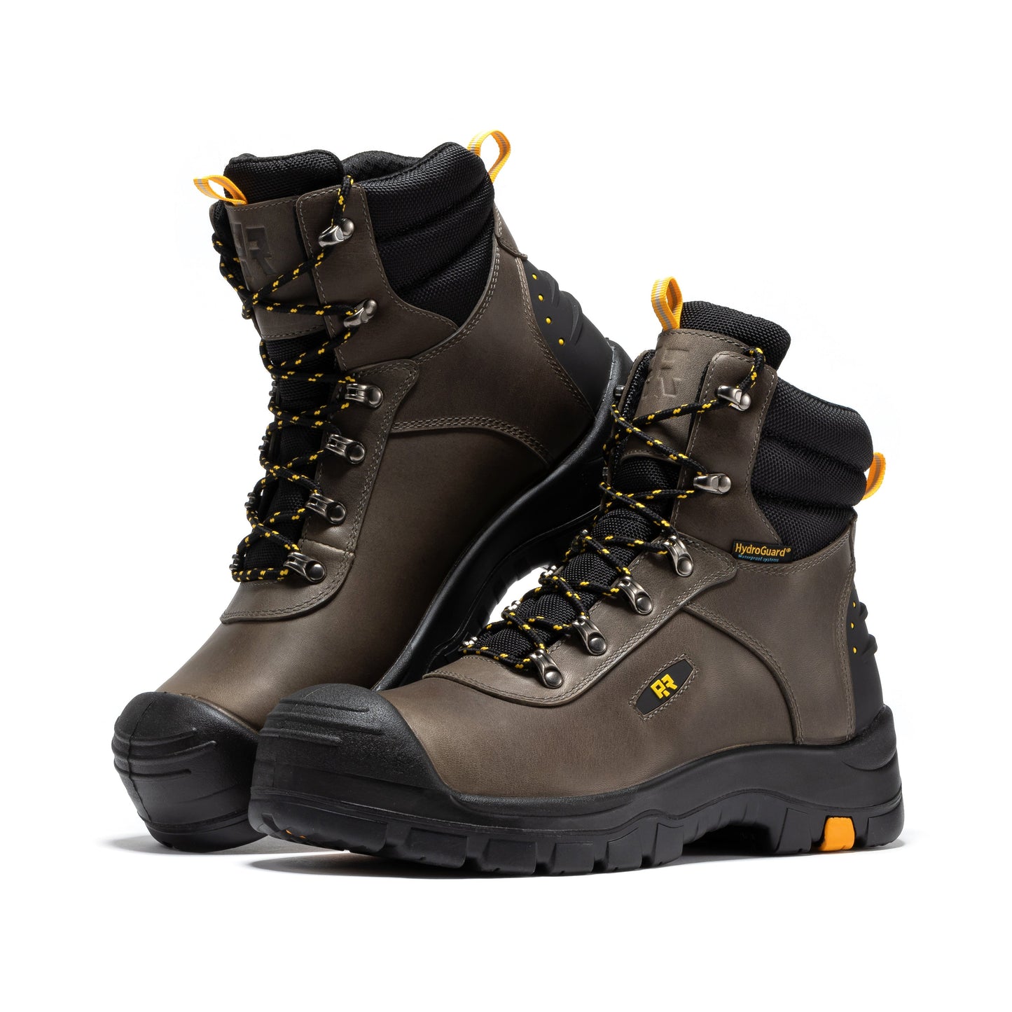 Waterproof Composite Toe Leather Work Boots 6 Inch Rust ROCKROOSTER