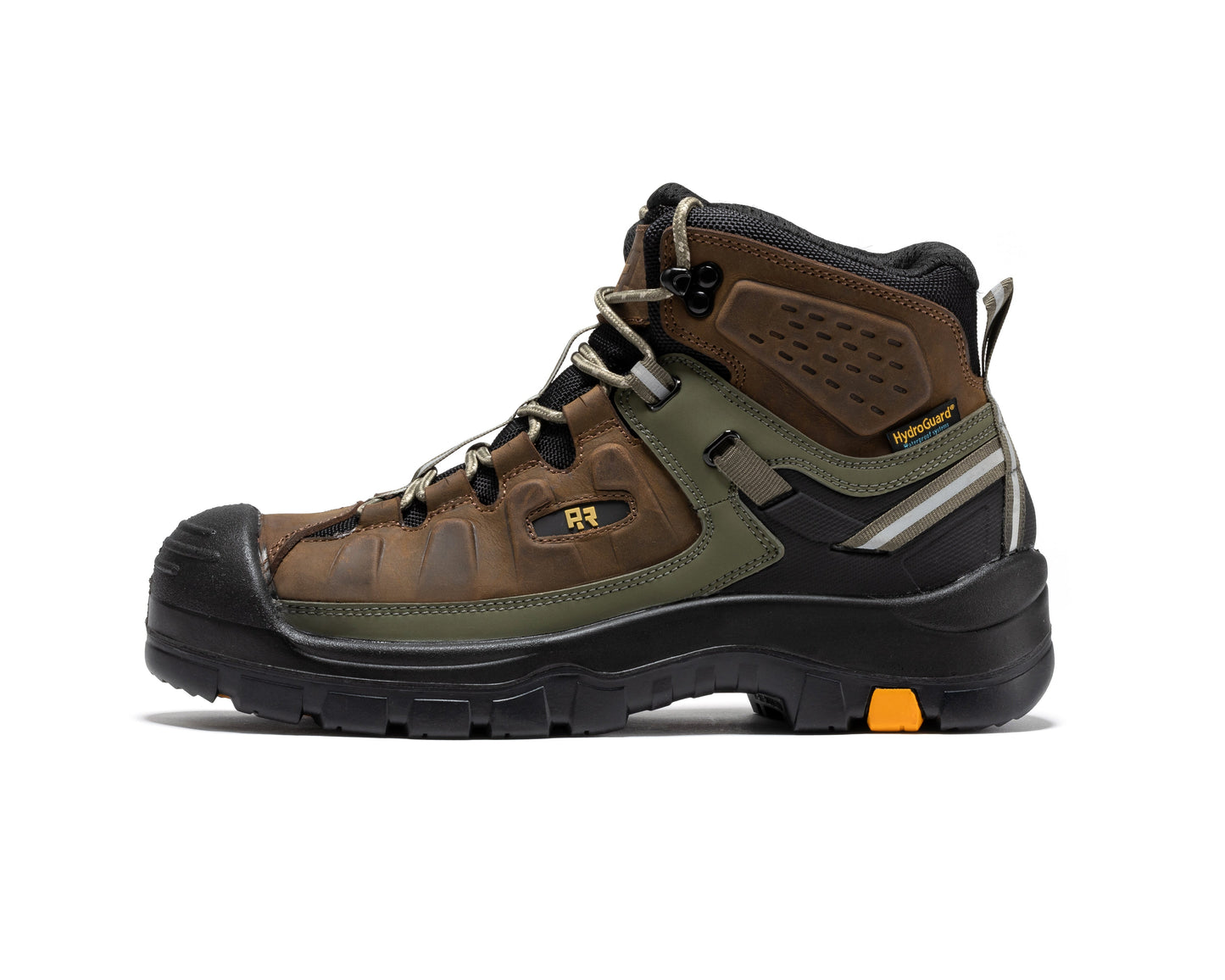 Woodland Brown Composite Toe Waterproof Leather Work Boots ROCKROOSTER