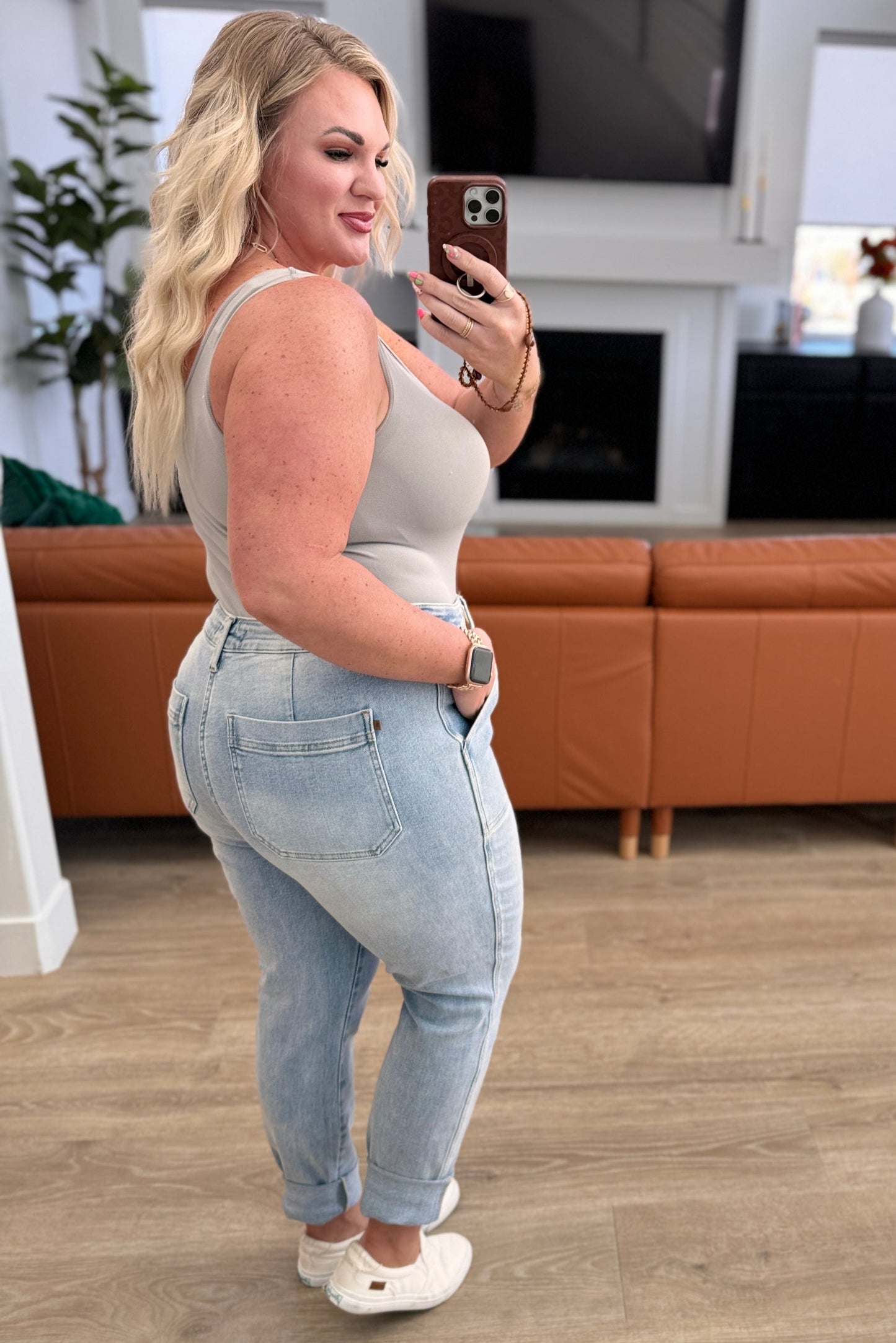 Cooper High Rise Vintage Denim Jogger Judy Blue