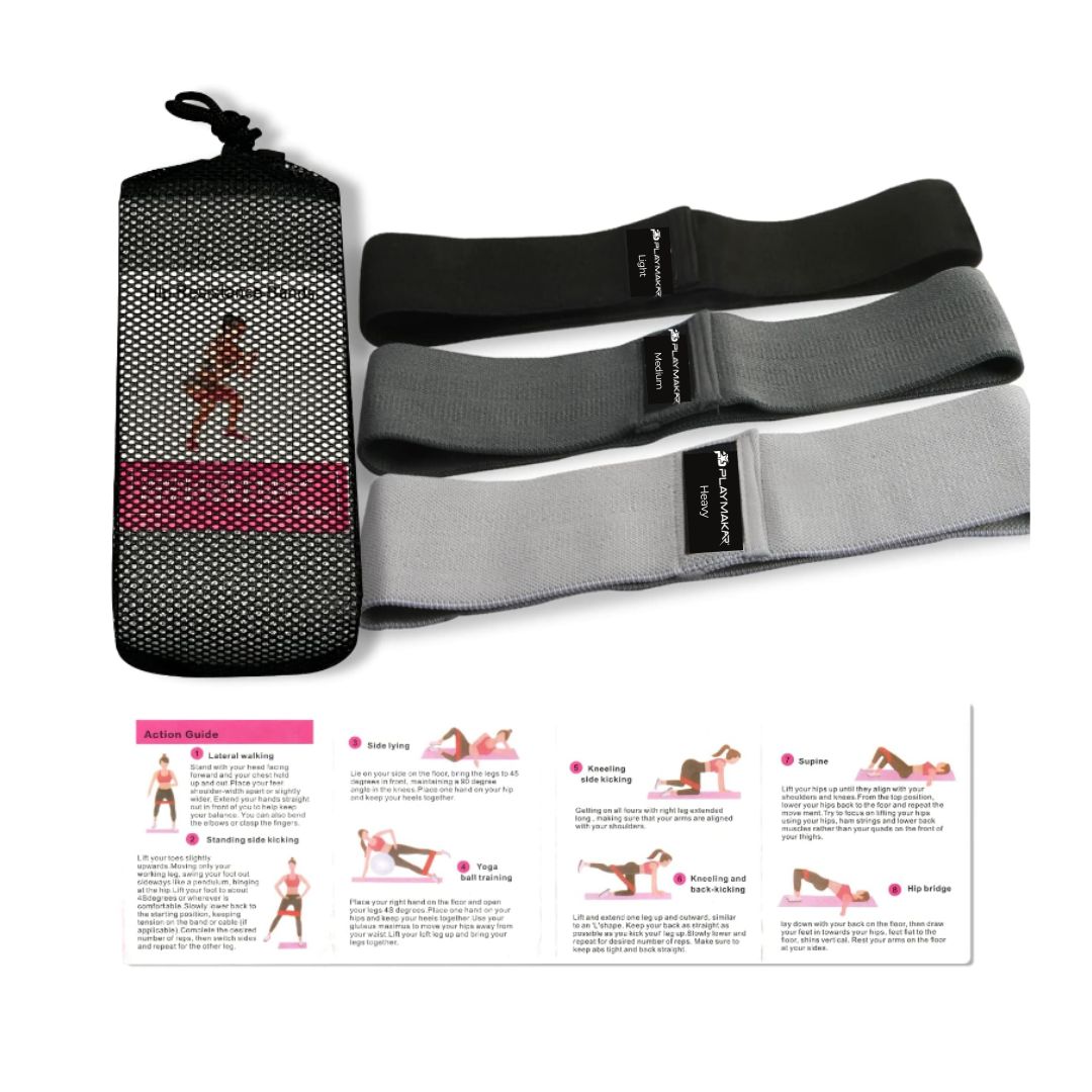 Premium Resistance Bands Wide Design PlayMakar