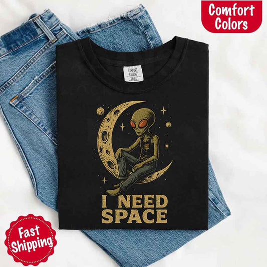 I Need Space Gothic Alternative Unisex Comfort Colors Shirt