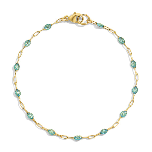 Maldives Enamel Bracelet - AQUA